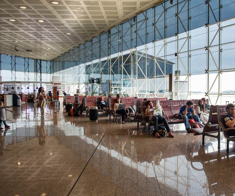 Flugverspätung am Flughafen Barcelona El Prat